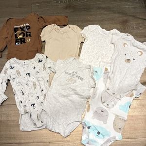 9 piece brand new Carter's 3-6 month neutral color assortment